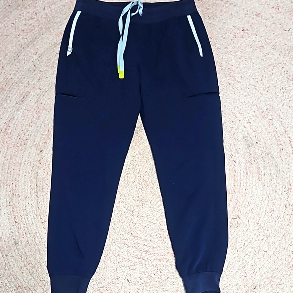 Figs navy blue scrub jogger pants